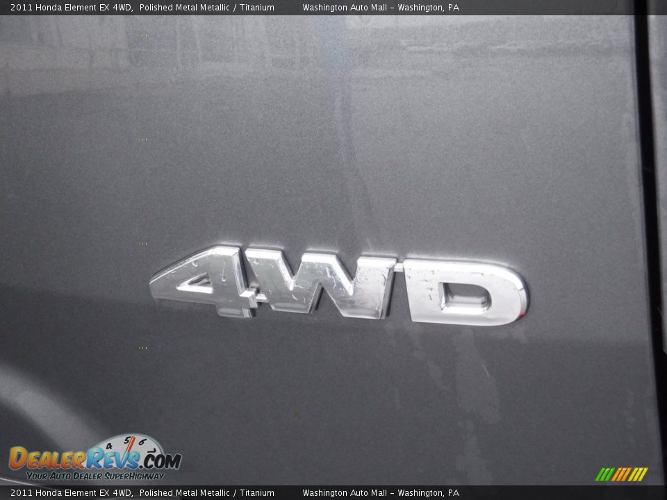 2011 Honda Element EX 4WD Polished Metal Metallic / Titanium Photo #11