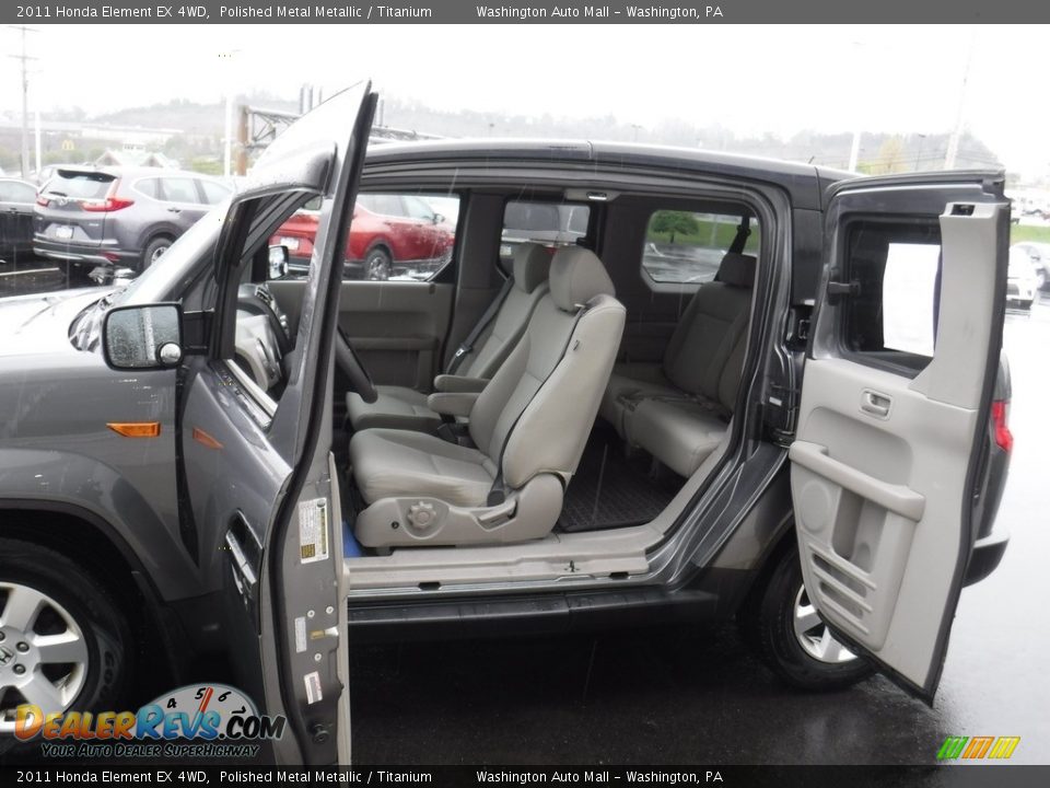 2011 Honda Element EX 4WD Polished Metal Metallic / Titanium Photo #12