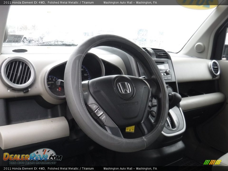 2011 Honda Element EX 4WD Polished Metal Metallic / Titanium Photo #13