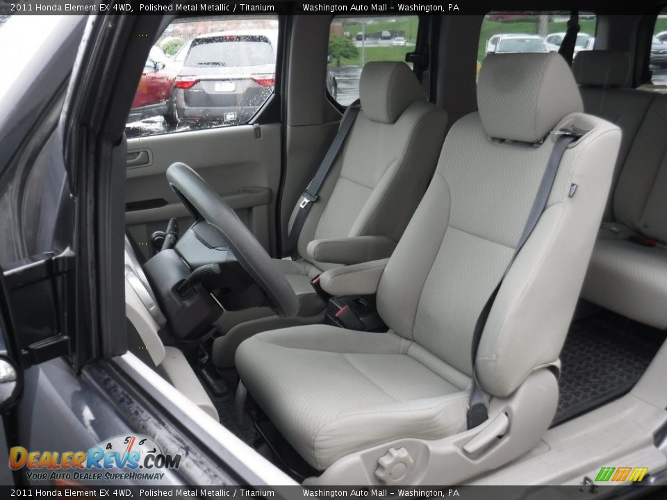 2011 Honda Element EX 4WD Polished Metal Metallic / Titanium Photo #14