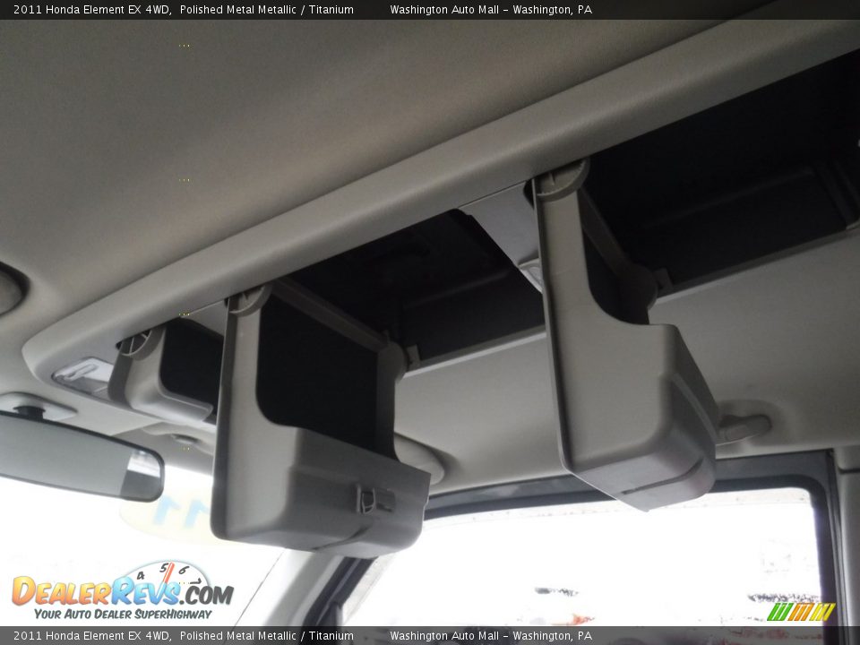 2011 Honda Element EX 4WD Polished Metal Metallic / Titanium Photo #21