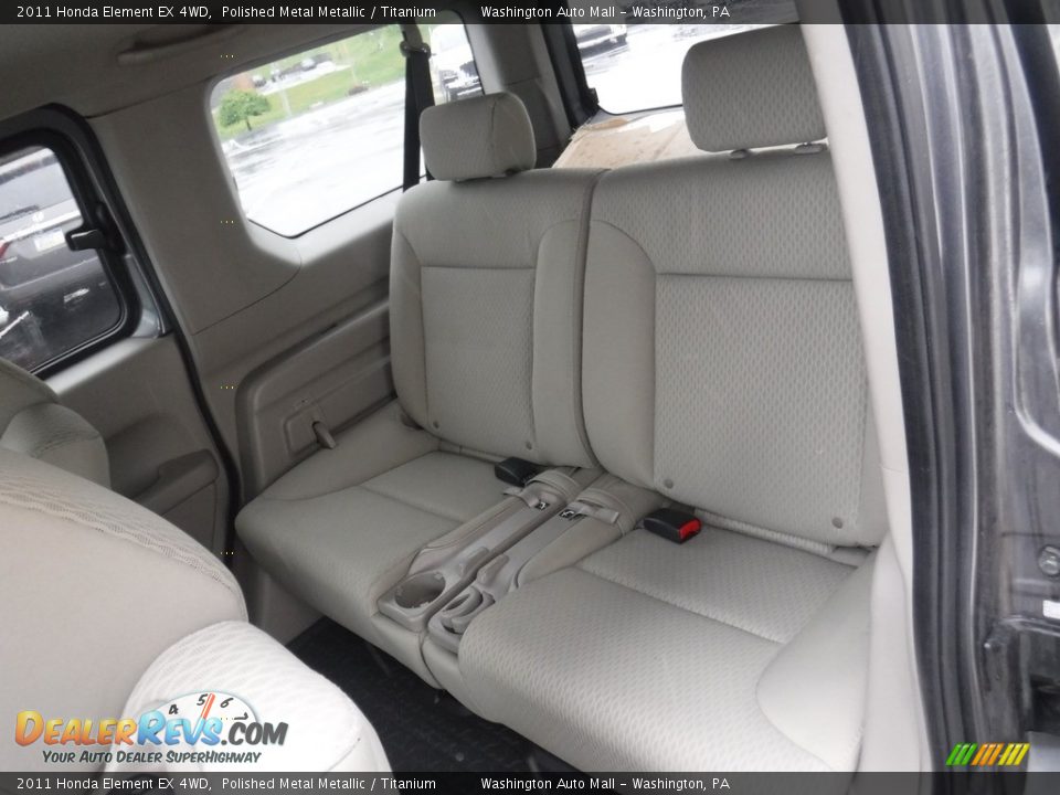 2011 Honda Element EX 4WD Polished Metal Metallic / Titanium Photo #22