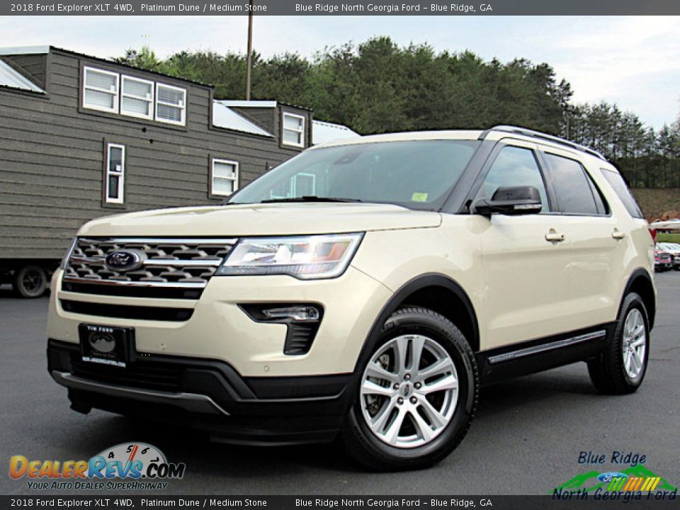 2018 Ford Explorer XLT 4WD Platinum Dune / Medium Stone Photo #1