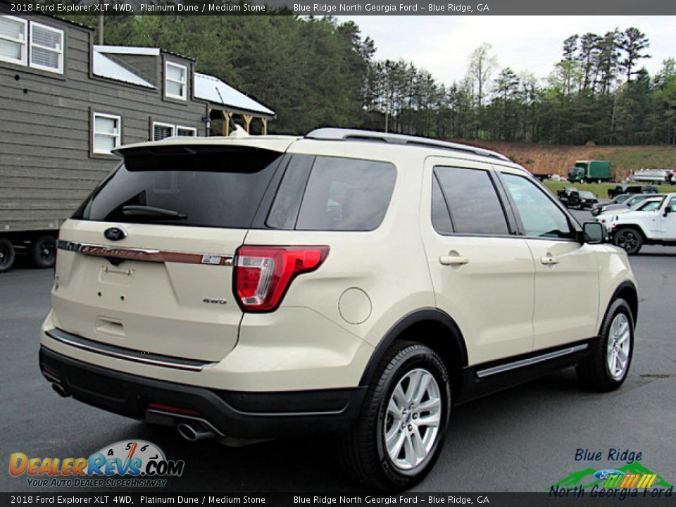 2018 Ford Explorer XLT 4WD Platinum Dune / Medium Stone Photo #5