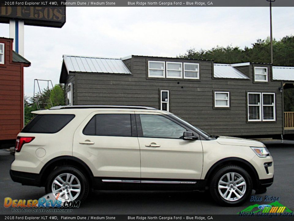 2018 Ford Explorer XLT 4WD Platinum Dune / Medium Stone Photo #6