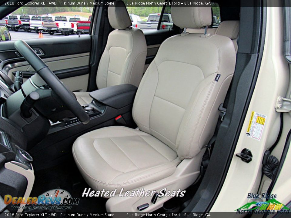 2018 Ford Explorer XLT 4WD Platinum Dune / Medium Stone Photo #10