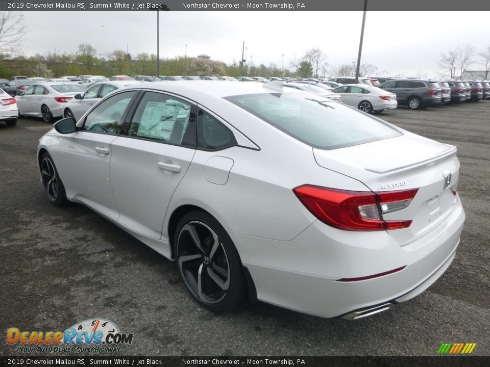 2019 Chevrolet Malibu RS Summit White / Jet Black Photo #3