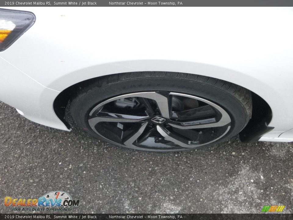 2019 Chevrolet Malibu RS Summit White / Jet Black Photo #8