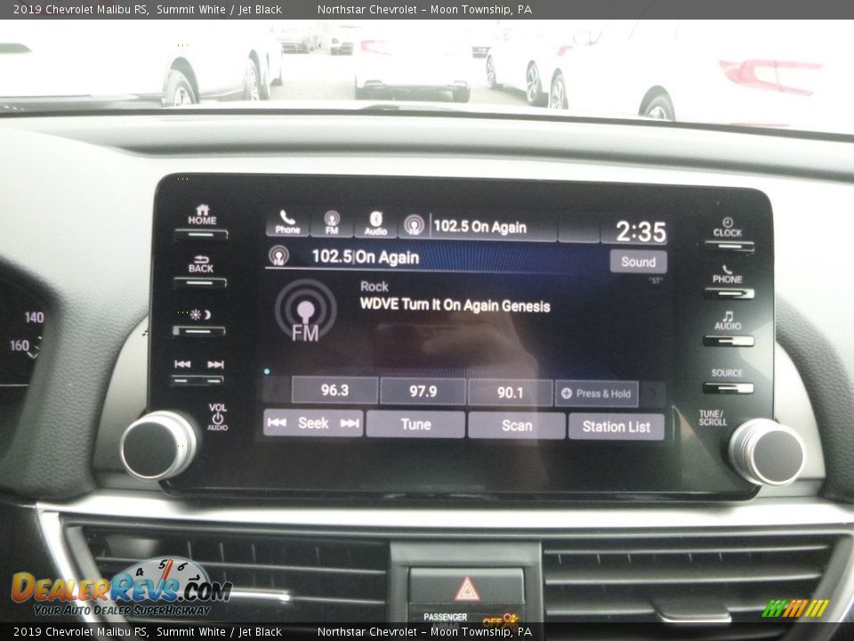 2019 Chevrolet Malibu RS Summit White / Jet Black Photo #14