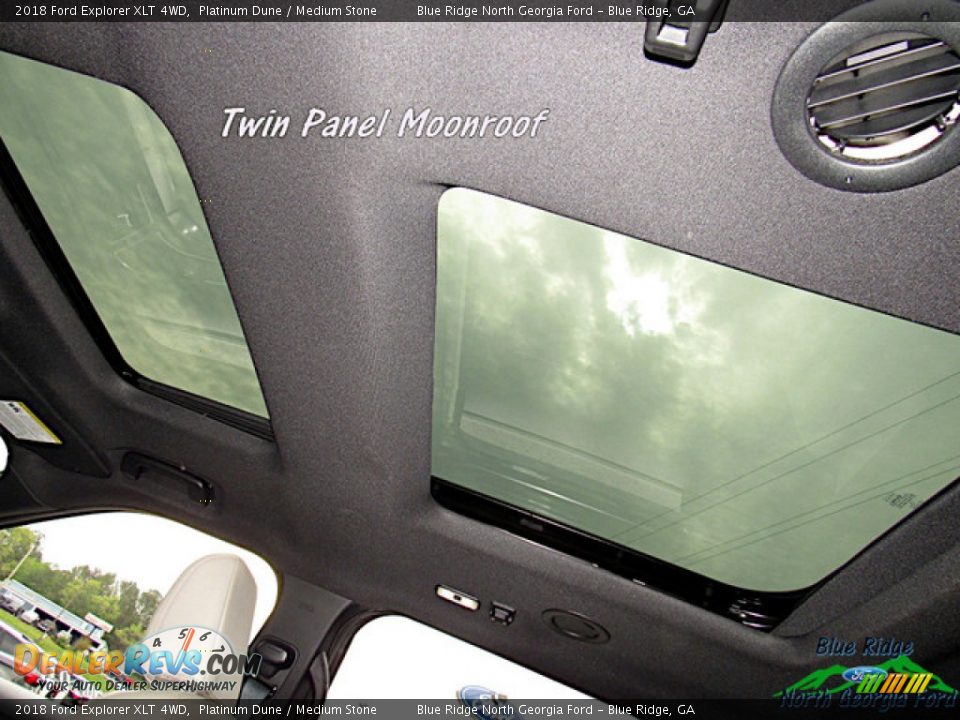 2018 Ford Explorer XLT 4WD Platinum Dune / Medium Stone Photo #26