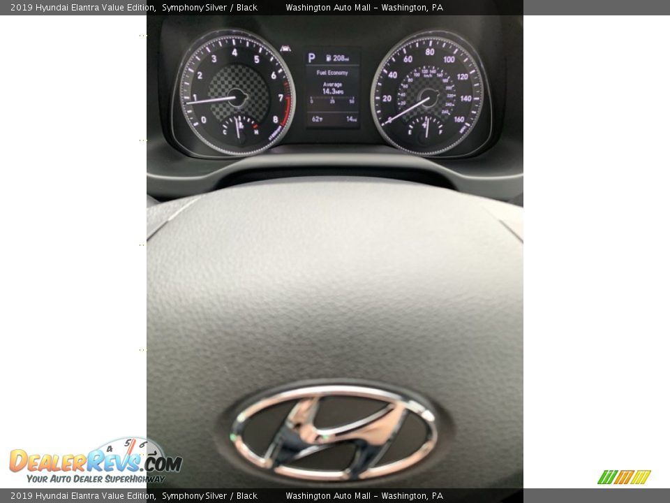 2019 Hyundai Elantra Value Edition Symphony Silver / Black Photo #31