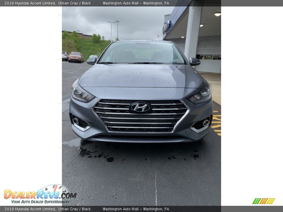 2019 Hyundai Accent Limited Urban Gray / Black Photo #8