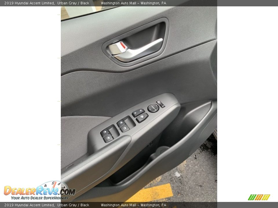 2019 Hyundai Accent Limited Urban Gray / Black Photo #10