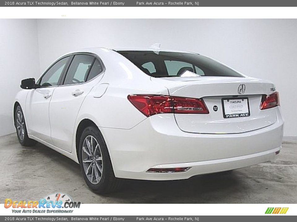 2018 Acura TLX Technology Sedan Bellanova White Pearl / Ebony Photo #1
