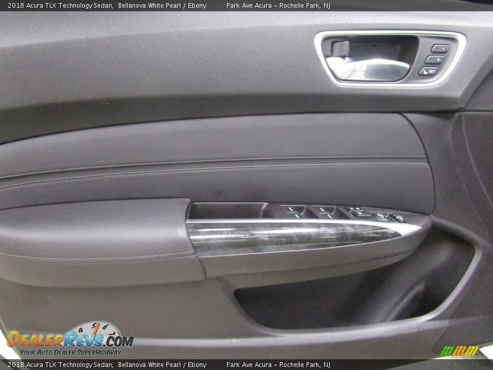 2018 Acura TLX Technology Sedan Bellanova White Pearl / Ebony Photo #5