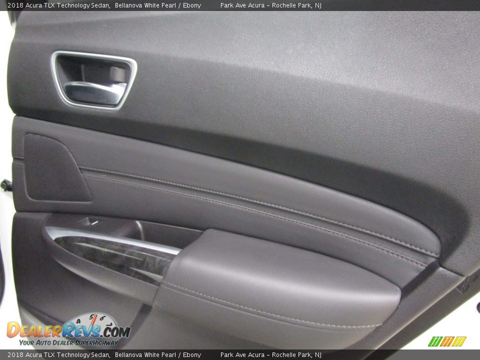 2018 Acura TLX Technology Sedan Bellanova White Pearl / Ebony Photo #14