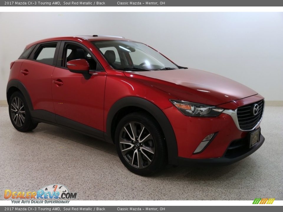 2017 Mazda CX-3 Touring AWD Soul Red Metallic / Black Photo #1