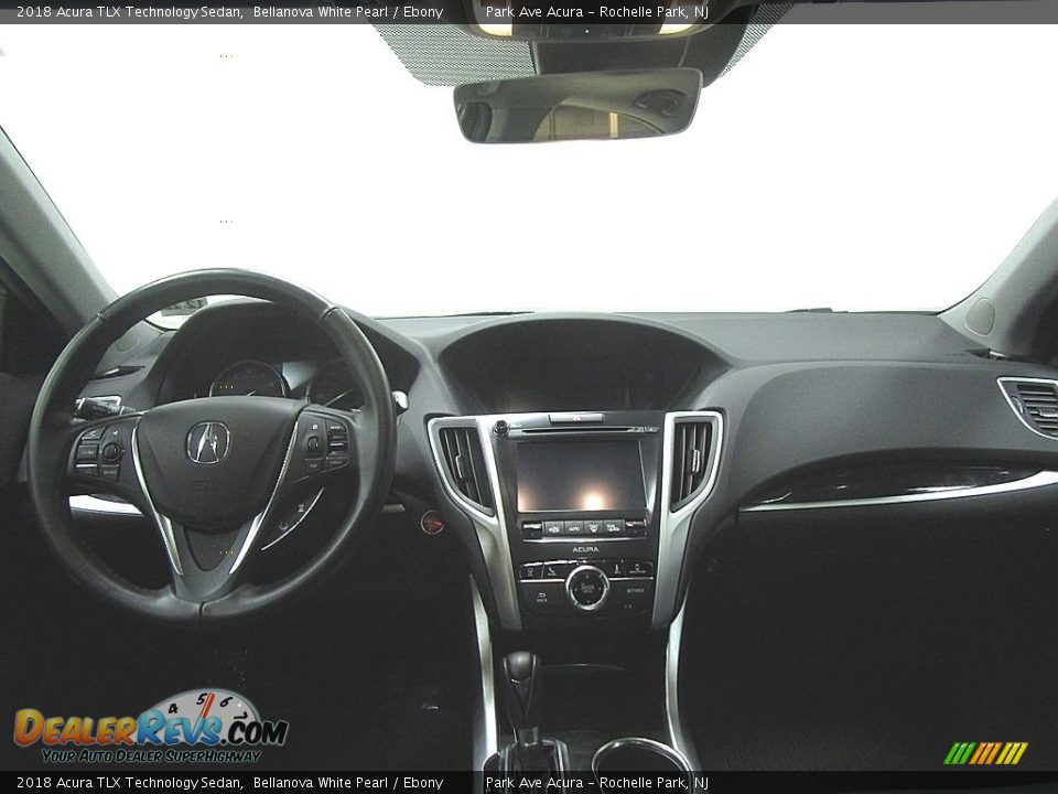 2018 Acura TLX Technology Sedan Bellanova White Pearl / Ebony Photo #20