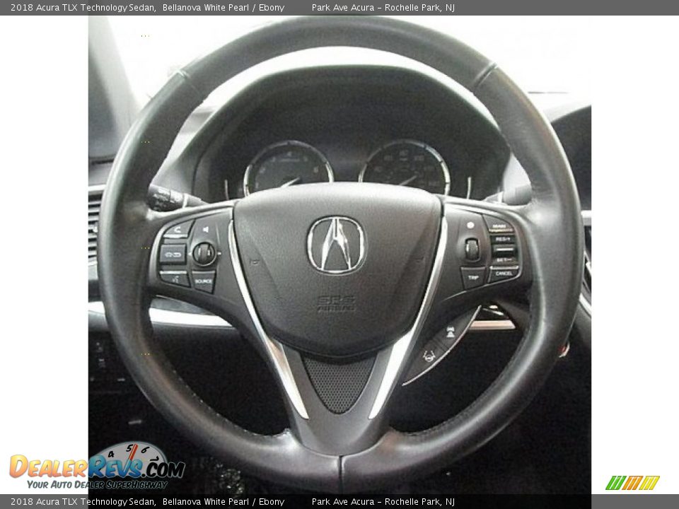 2018 Acura TLX Technology Sedan Bellanova White Pearl / Ebony Photo #21