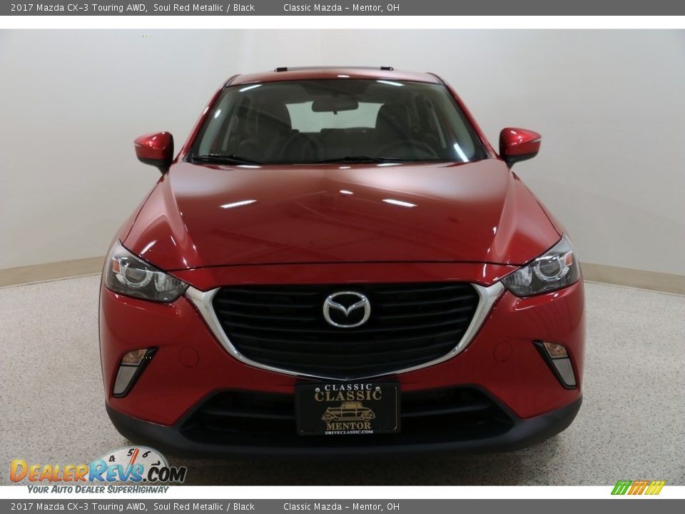 2017 Mazda CX-3 Touring AWD Soul Red Metallic / Black Photo #2