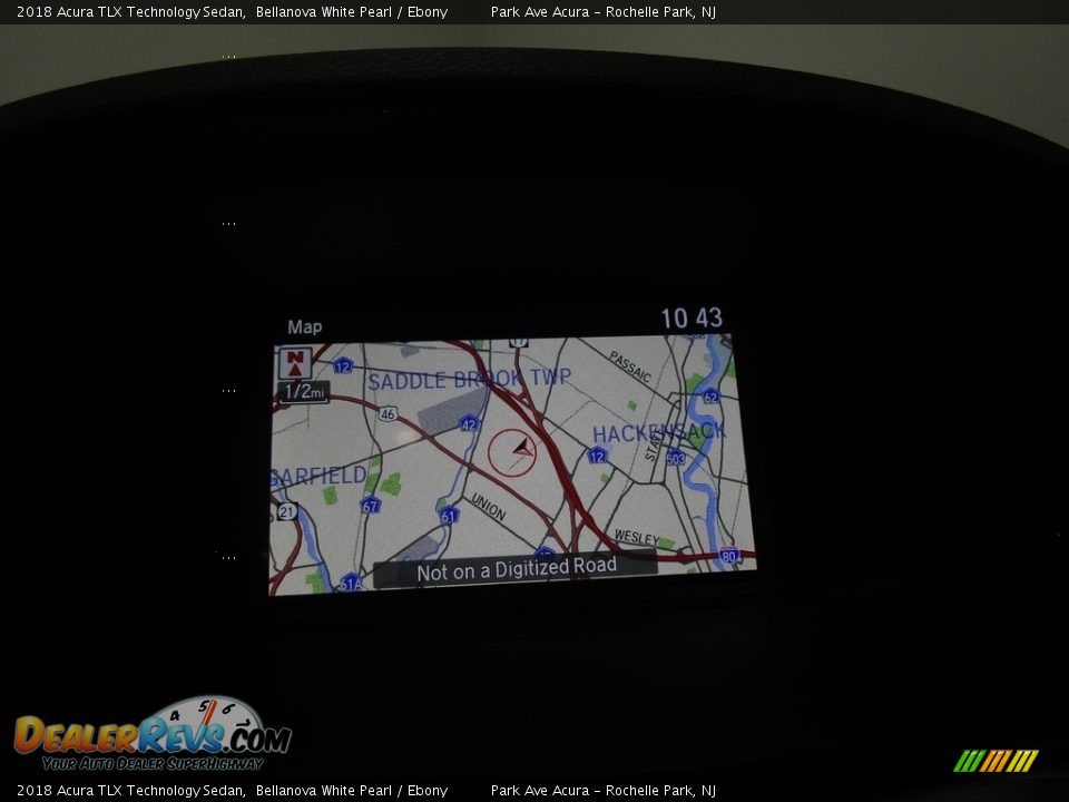 2018 Acura TLX Technology Sedan Bellanova White Pearl / Ebony Photo #23