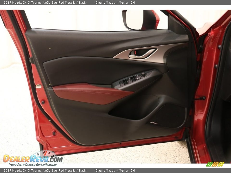 2017 Mazda CX-3 Touring AWD Soul Red Metallic / Black Photo #4