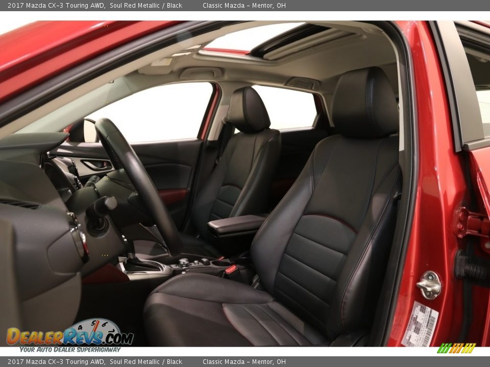 2017 Mazda CX-3 Touring AWD Soul Red Metallic / Black Photo #5