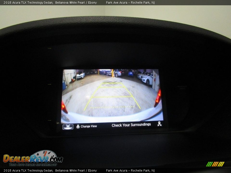 2018 Acura TLX Technology Sedan Bellanova White Pearl / Ebony Photo #24