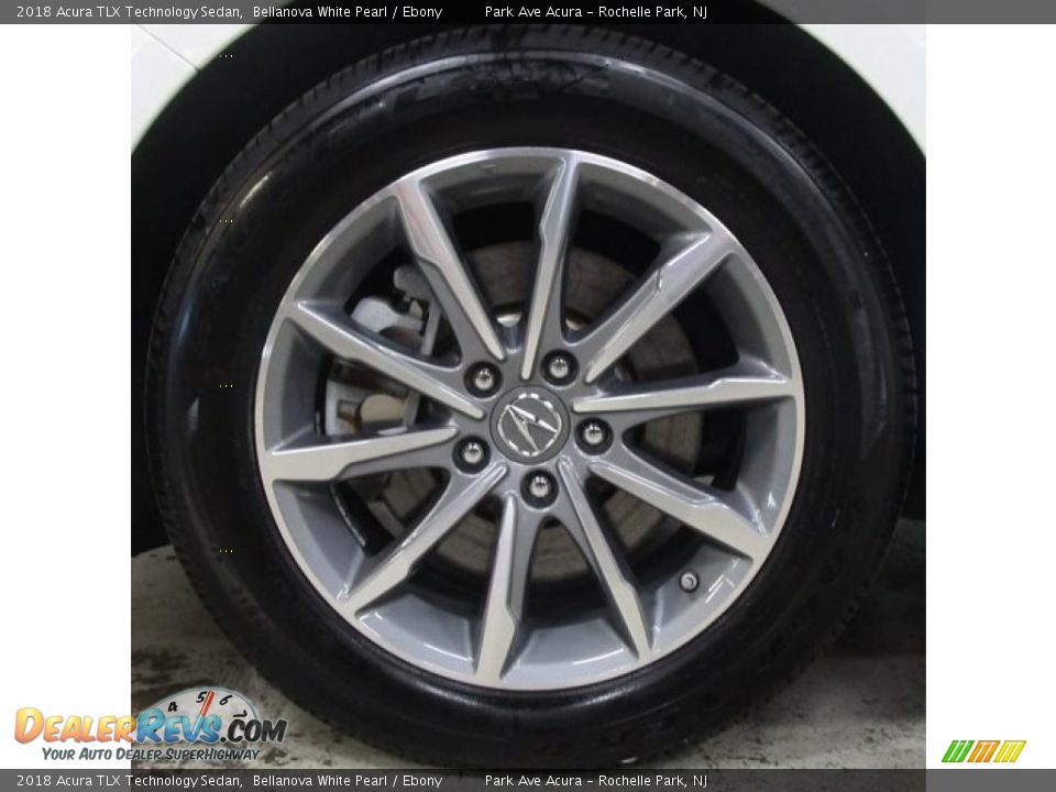 2018 Acura TLX Technology Sedan Bellanova White Pearl / Ebony Photo #26