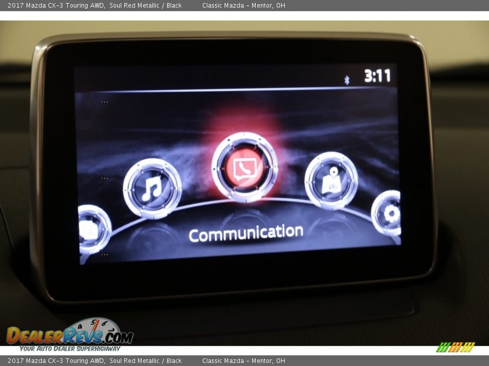2017 Mazda CX-3 Touring AWD Soul Red Metallic / Black Photo #11