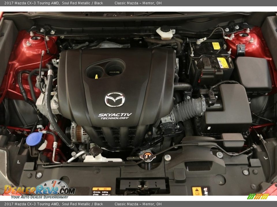 2017 Mazda CX-3 Touring AWD Soul Red Metallic / Black Photo #24