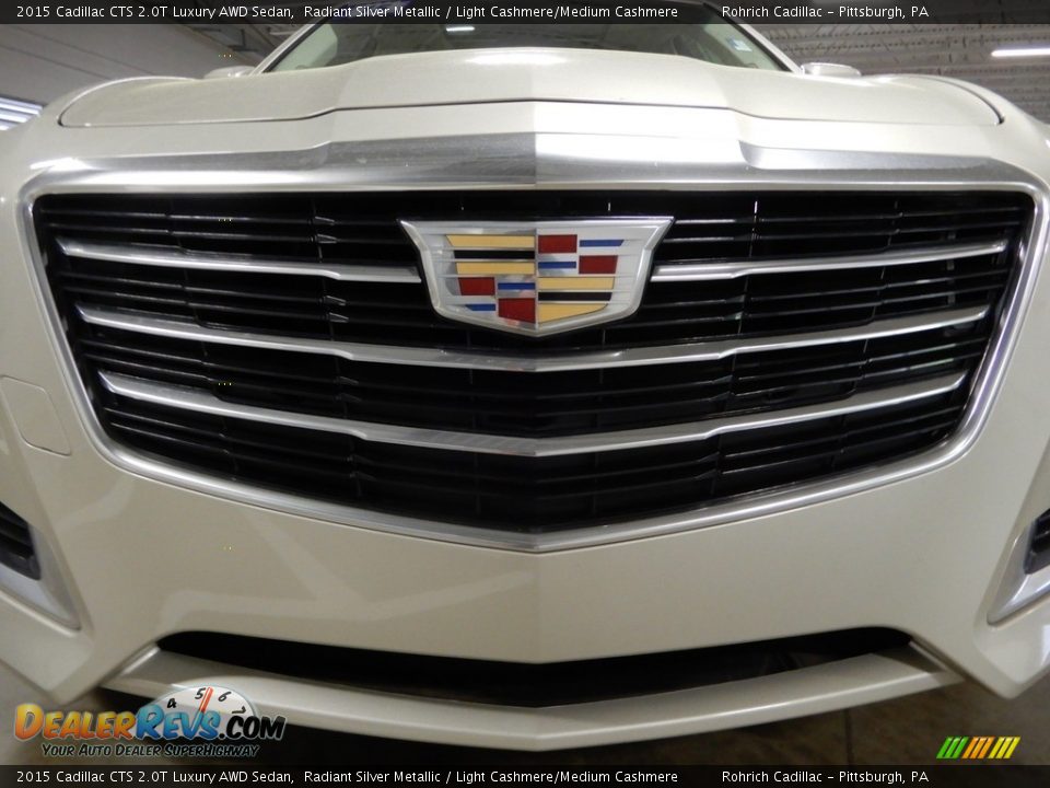 2015 Cadillac CTS 2.0T Luxury AWD Sedan Radiant Silver Metallic / Light Cashmere/Medium Cashmere Photo #9