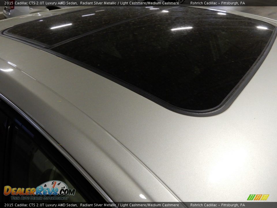 2015 Cadillac CTS 2.0T Luxury AWD Sedan Radiant Silver Metallic / Light Cashmere/Medium Cashmere Photo #14