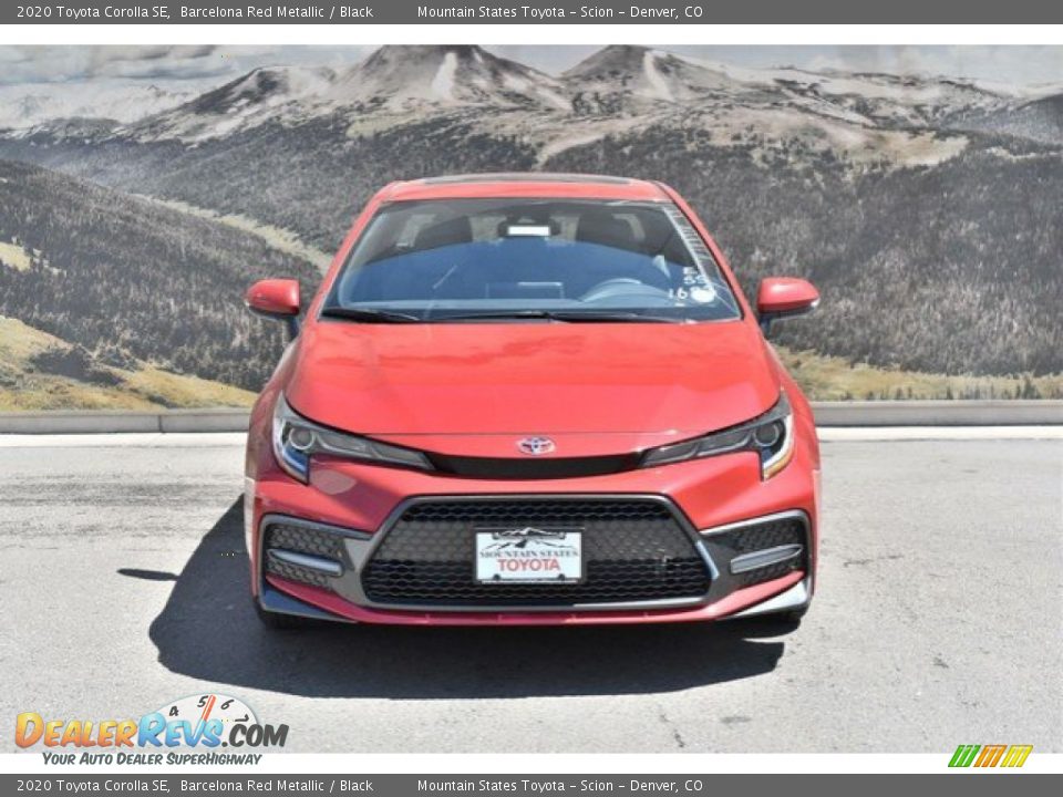 2020 Toyota Corolla SE Barcelona Red Metallic / Black Photo #2