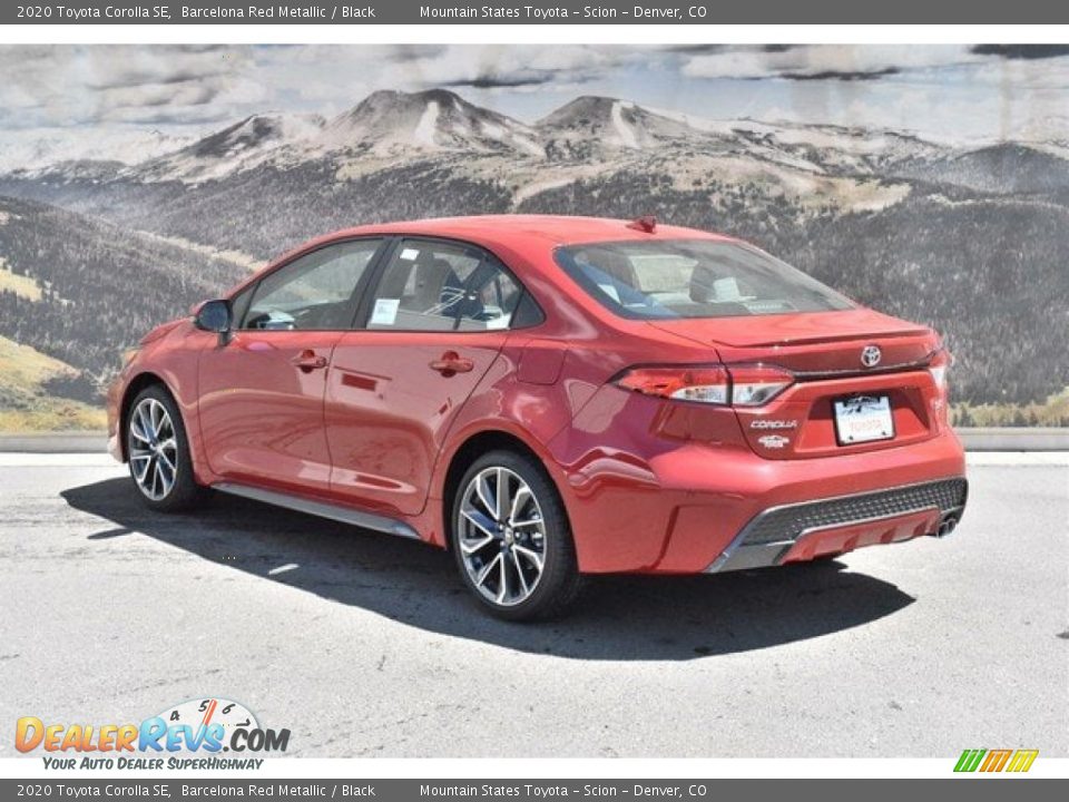 2020 Toyota Corolla SE Barcelona Red Metallic / Black Photo #3