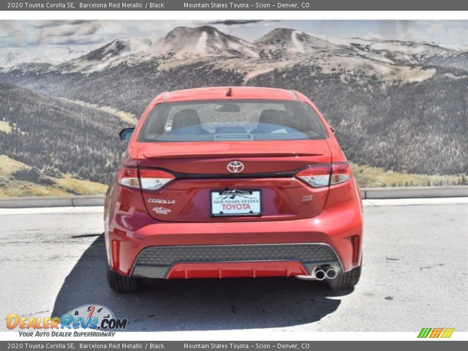 2020 Toyota Corolla SE Barcelona Red Metallic / Black Photo #4