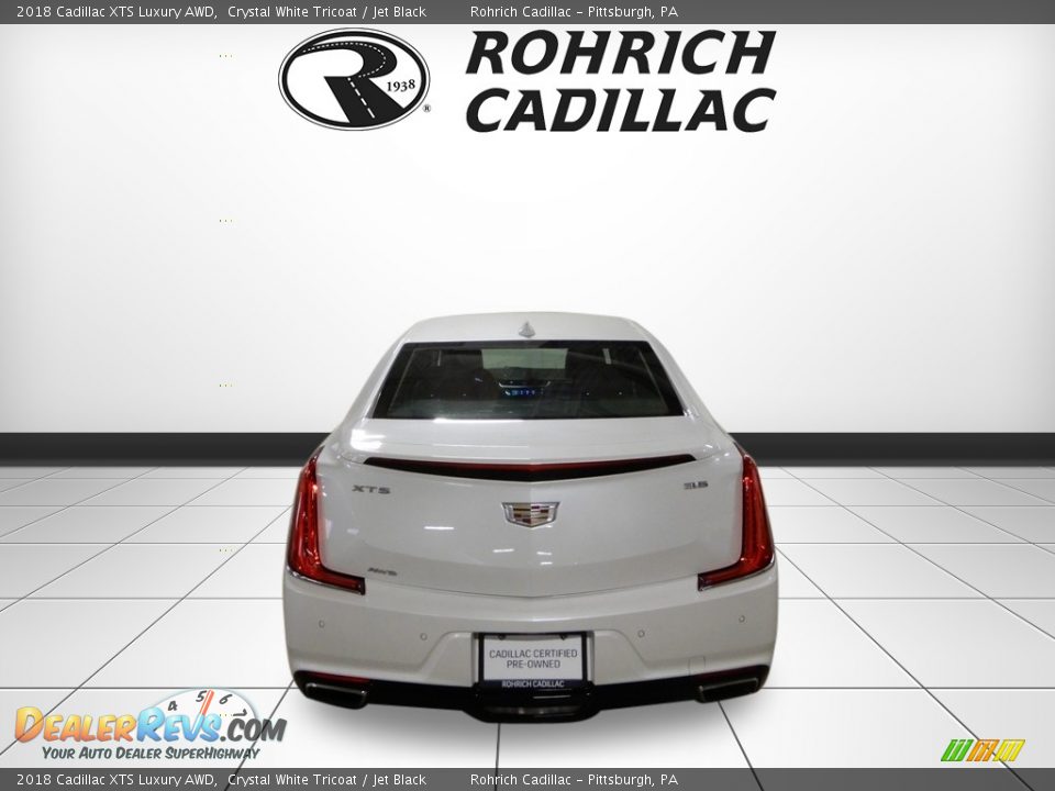 2018 Cadillac XTS Luxury AWD Crystal White Tricoat / Jet Black Photo #4