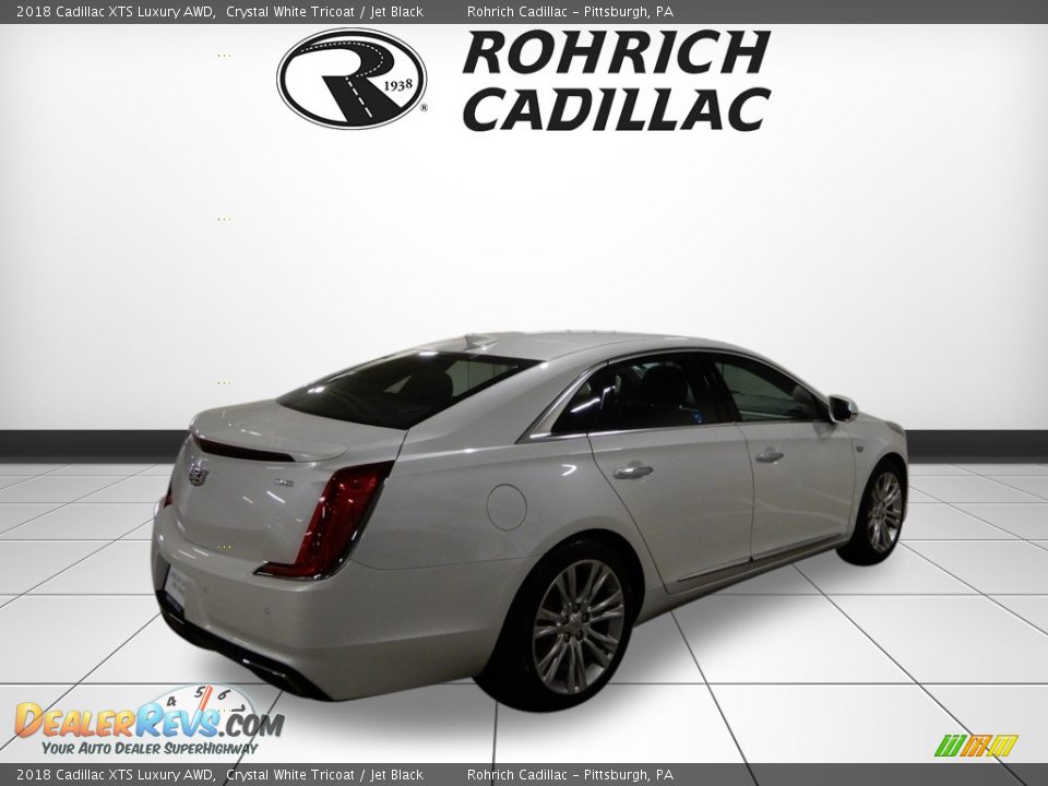 2018 Cadillac XTS Luxury AWD Crystal White Tricoat / Jet Black Photo #5