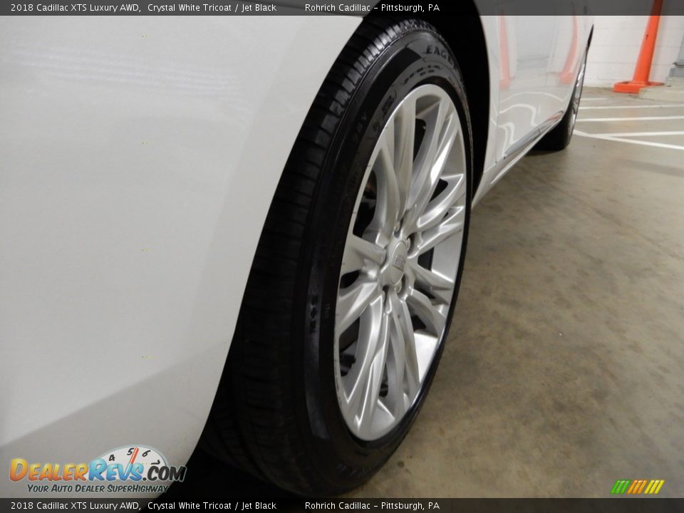 2018 Cadillac XTS Luxury AWD Crystal White Tricoat / Jet Black Photo #12