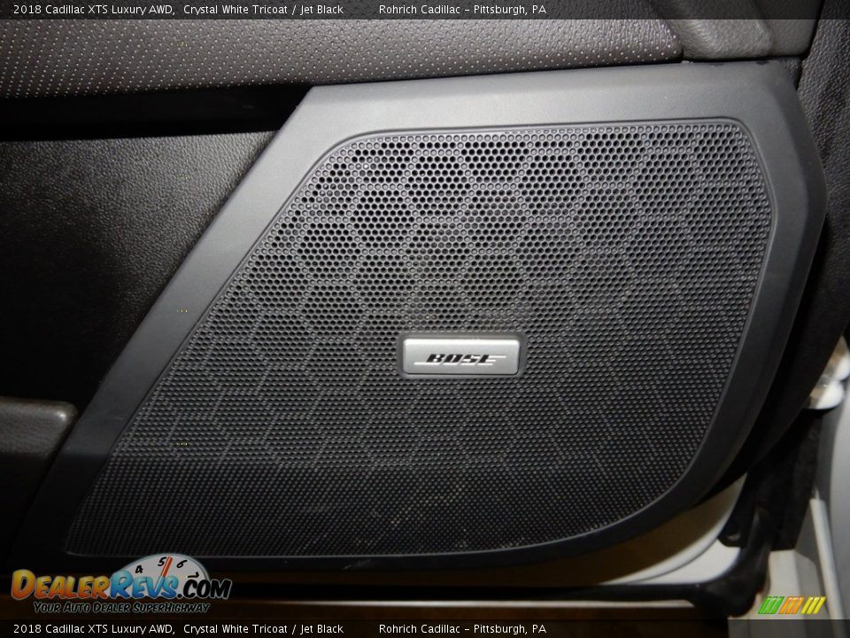 2018 Cadillac XTS Luxury AWD Crystal White Tricoat / Jet Black Photo #22