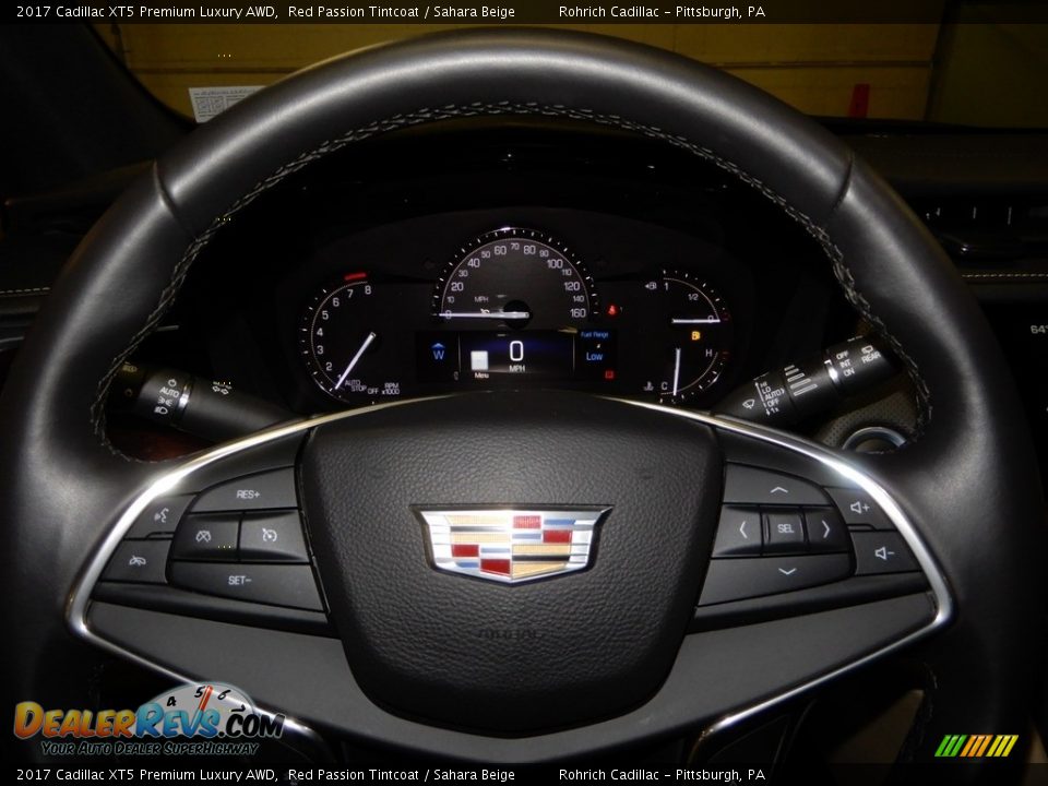 2017 Cadillac XT5 Premium Luxury AWD Red Passion Tintcoat / Sahara Beige Photo #15