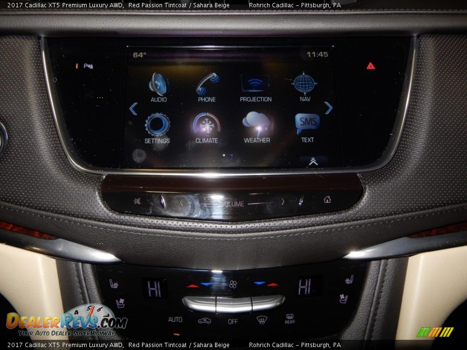 2017 Cadillac XT5 Premium Luxury AWD Red Passion Tintcoat / Sahara Beige Photo #18
