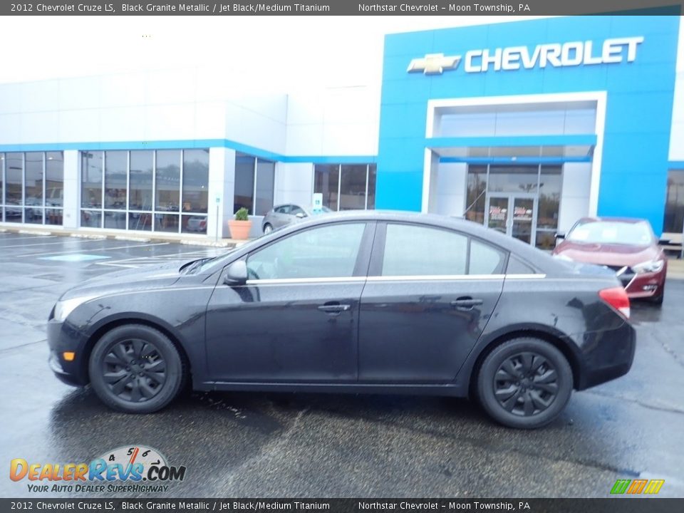 2012 Chevrolet Cruze LS Black Granite Metallic / Jet Black/Medium Titanium Photo #3
