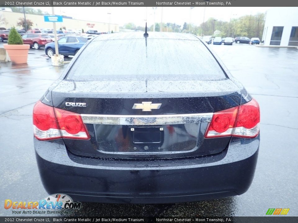 2012 Chevrolet Cruze LS Black Granite Metallic / Jet Black/Medium Titanium Photo #6