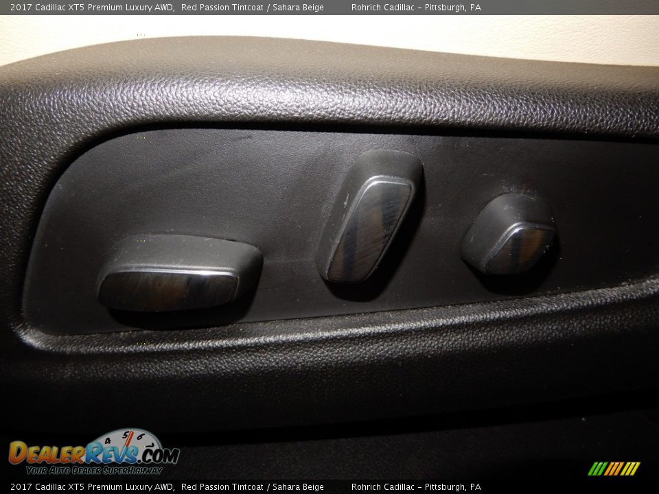 2017 Cadillac XT5 Premium Luxury AWD Red Passion Tintcoat / Sahara Beige Photo #23