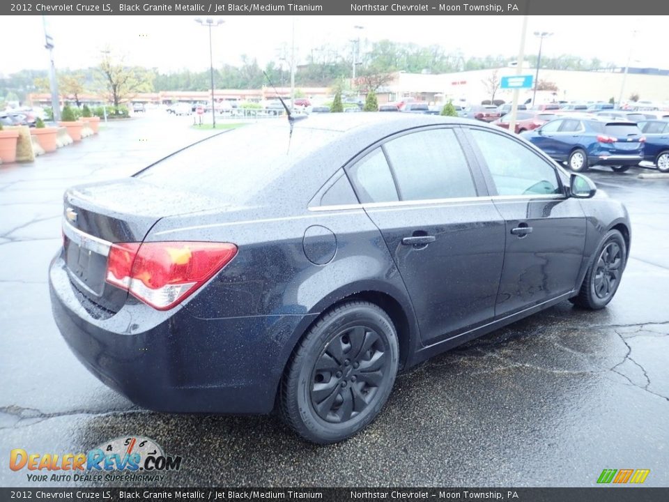 2012 Chevrolet Cruze LS Black Granite Metallic / Jet Black/Medium Titanium Photo #8