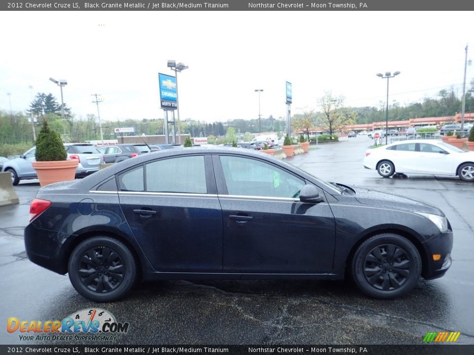 2012 Chevrolet Cruze LS Black Granite Metallic / Jet Black/Medium Titanium Photo #9