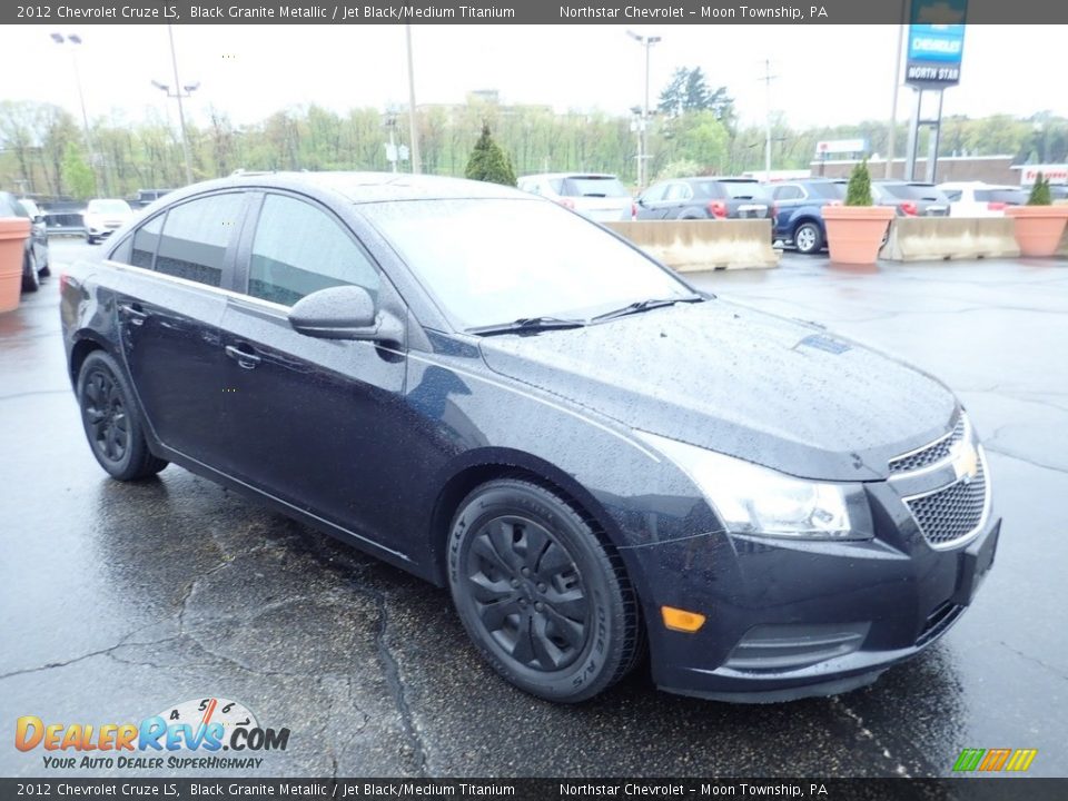2012 Chevrolet Cruze LS Black Granite Metallic / Jet Black/Medium Titanium Photo #10