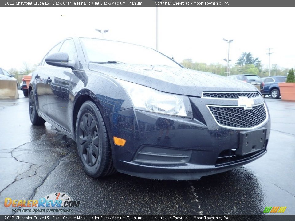 2012 Chevrolet Cruze LS Black Granite Metallic / Jet Black/Medium Titanium Photo #11
