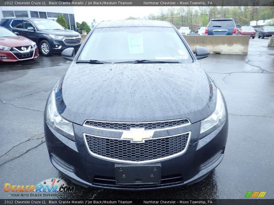 2012 Chevrolet Cruze LS Black Granite Metallic / Jet Black/Medium Titanium Photo #12